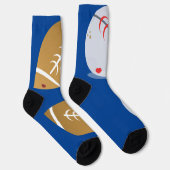 Baseball en Football Mix Sokken (Rechts)