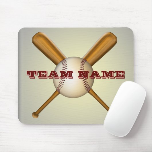 Baseball en gehaakte katten muismat (Met muis)