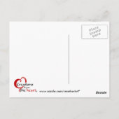 Baseball- en honkbal-handschoen briefkaart (Achterkant)