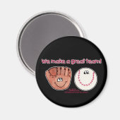 Baseball- en honkbal-handschoen magneet (Voorkant / Achterkant)