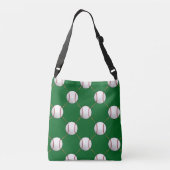 Baseball en katten crossbody tas (Achterkant)