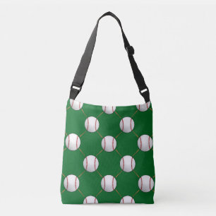 Baseball en katten crossbody tas