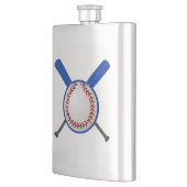 Baseball- en kruisvleermuizen heupfles (Links)