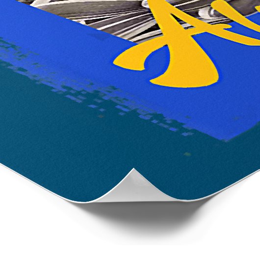 Baseball- en zonnebloempitten altijd zout poster (Hoek)