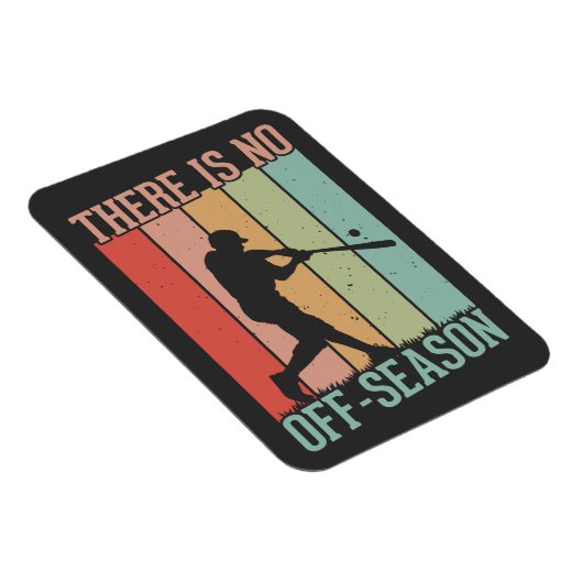 Baseball Er is geen vrijetijdsseizoen Magneet (Rechterzijde)