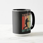 Baseball Er is geen vrijetijdsseizoen Mok (Voorkant rechts)