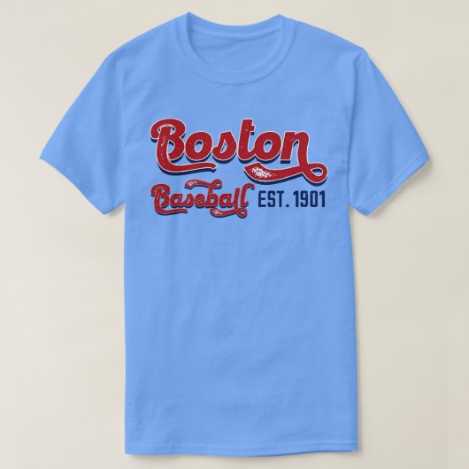  Baseball Est 1901 Baseball Lover T-shirt (Design voorkant)