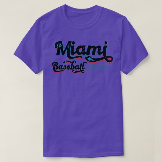 Baseball Est 1991 Baseball Lover T-shirt (Design voorkant)