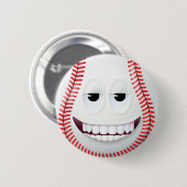 Baseball Face 2 Ronde Button 5,7 Cm (Voorkant /achterkant)