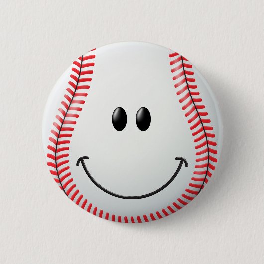 Baseball Face Ronde Button 5,7 Cm (Voorkant)