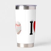 Baseball Fan Geïsoleerde Drinkbeker (Links)