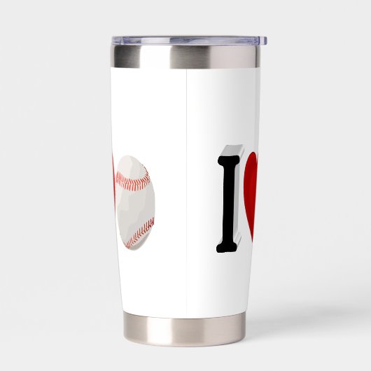 Baseball Fan Geïsoleerde Drinkbeker (Links)