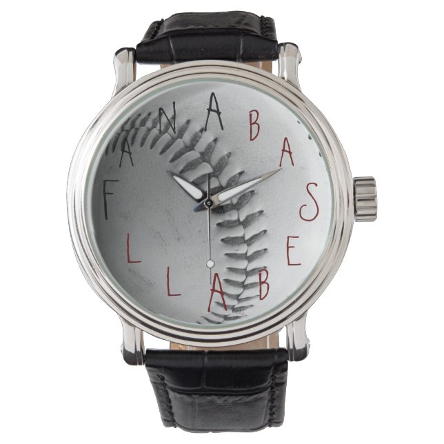 Baseball Fan Horloge (Voorkant)