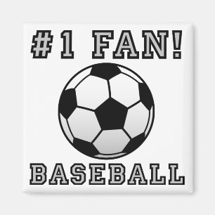 Baseball Fan Niet Grappig Koelkastmagneet Magneet