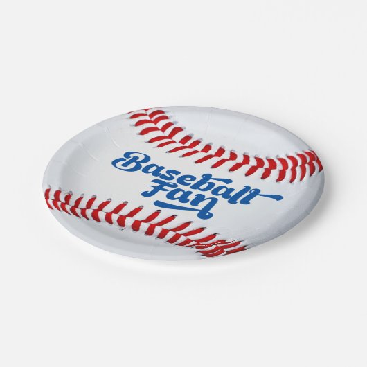 Baseball Fan Papieren Bordje (Gekanteld)