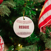 Baseball Fan Personalized Ornament