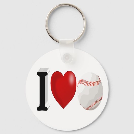Baseball Fan Sleutelhanger (Voorkant)