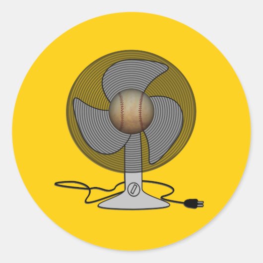 Baseball Fan Stickers (Voorkant)