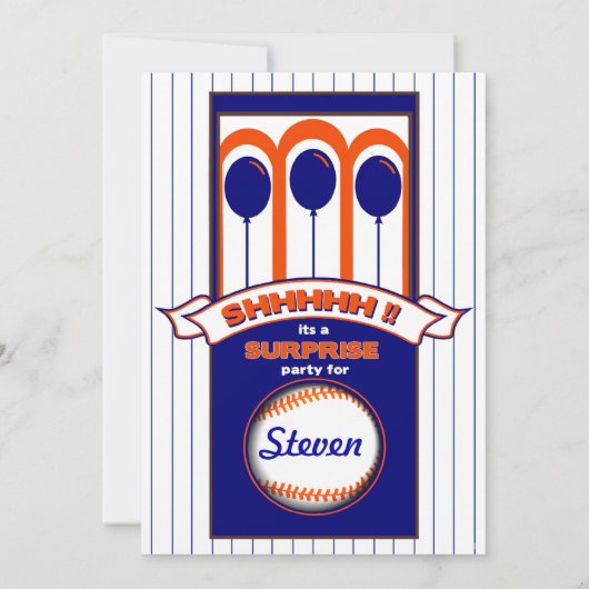 Baseball Fan Surprise Kaart (Achterkant)