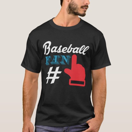 Baseball Fan T-Shirt (Voorkant)