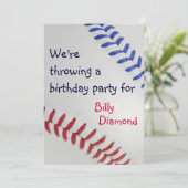 Baseball Fan-tastic_Color Laces_All-American Party Kaart (Staand voorkant)