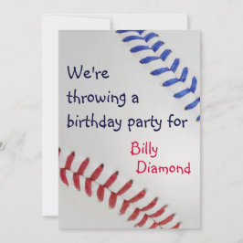 Baseball Fan-tastic_Color Laces_All-American Party Kaart