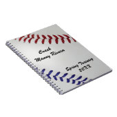 Baseball Fan-tastic_Color Laces_nb_dr_personalized Notitieboek (Rechterzijde)