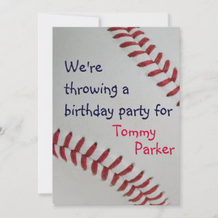 Baseball Fan-tastic_sport thema verjaardagsfeest Kaart