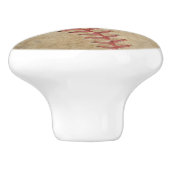 Baseball Fan-tastic_vies ball_old school Keramische Knop (Zijkant)