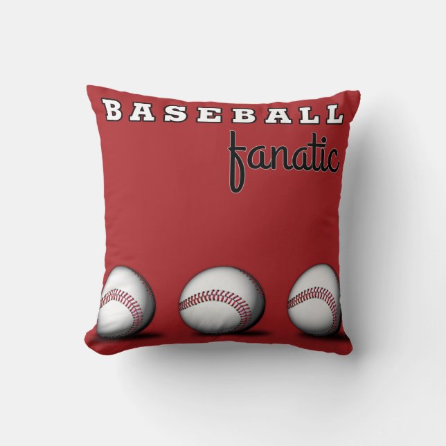 Baseball Fanatische Sierkussennen Kussen (Voorkant)