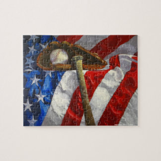 Baseball Fan's Jigzaag Puzzle Legpuzzel