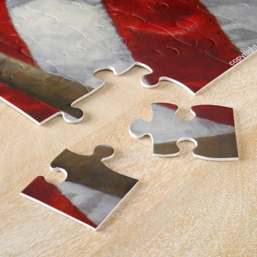 Baseball Fan's Jigzaag Puzzle Legpuzzel (Zijkant)