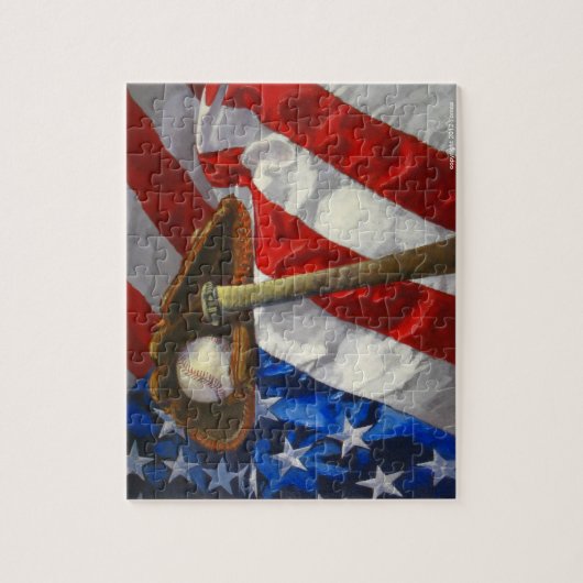 Baseball Fan's Jigzaag Puzzle Legpuzzel (Verticaal)