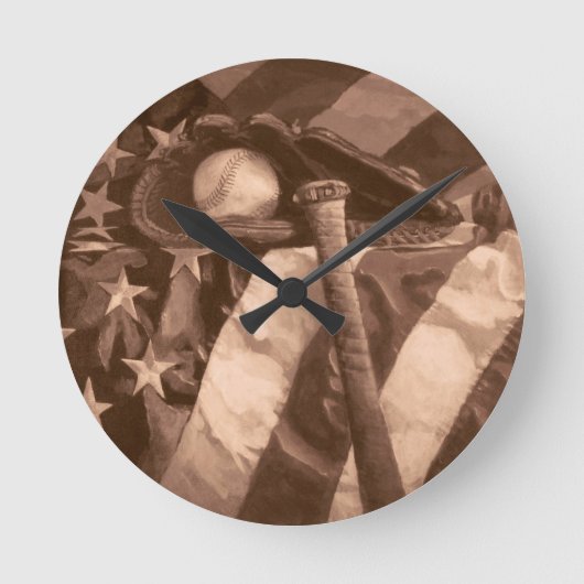 Baseball Fan's klok (Voorkant)