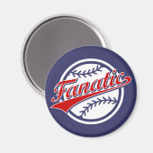 Baseball Fantasiatisch Magneet (Voorkant / Achterkant)