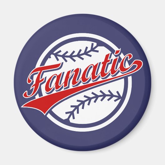 Baseball Fantasiatisch Magneet (Voorkant)
