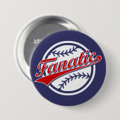 Baseball Fantasiatisch Ronde Button 7,6 Cm (Voorkant /achterkant)