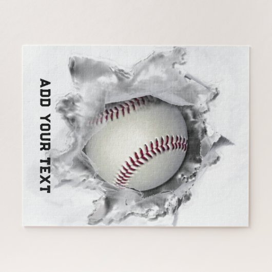 Baseball Fastpitch Legpuzzel (Horizontaal)