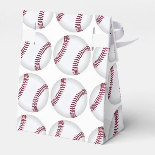 Baseball Favor Box Bedankdoosjes (Achterkant)