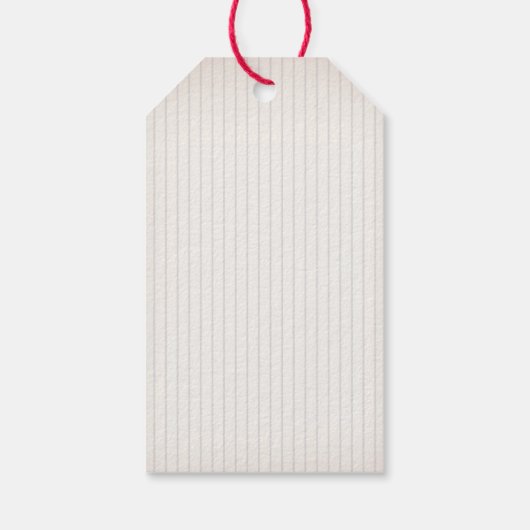 Baseball Favor Tag Cadeaulabel (Achterkant)