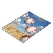Baseball Field, Baseball in Air Notitieboek (Linkerzijde)
