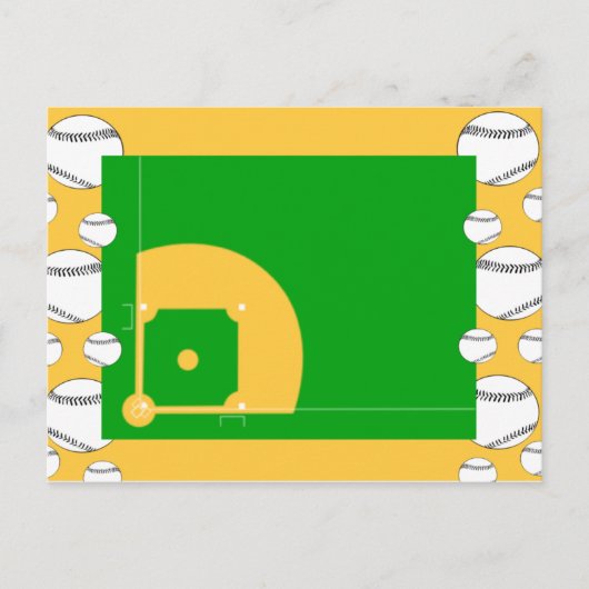 Baseball Field Briefkaart (Voorkant)