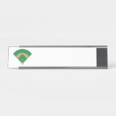 Baseball Field Bureau Naambordje (Voorkant)