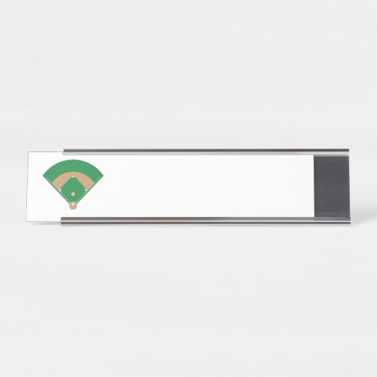 Baseball Field Bureau Naambordje (Voorkant)
