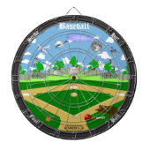 Baseball Field Dartboard Dartbord (Voorkant)