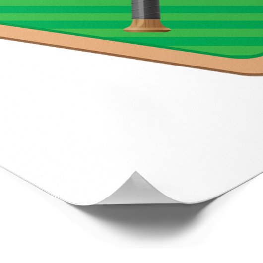 Baseball Field Poster (Hoek)