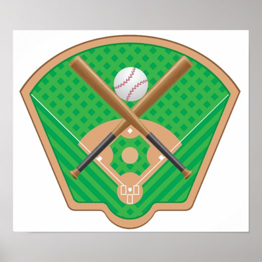 Baseball Field Poster (Voorkant)
