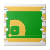 Baseball Field Tegeltje (Voorkant)
