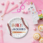 Baseball First Birthday Party Paper Bord 1st (Feest)
