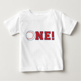 Baseball First Birthday T-shirt